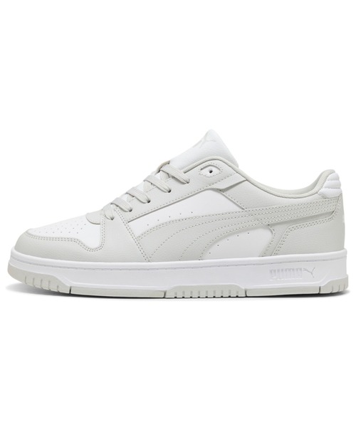 PUMA(プーマ)の「PUMA プーマ ユニセックス リバウンド スラム ロウ スニーカー(スニーカー・メンズ・シルバーグレー/ブラック×ホワイト/ブラウン系その他3・22.0cm/23.0cm/23.5cm/22.5cm/29.0cm/30.0cm/25.5cm/26.0cm/25.0cm/24.0cm/24.5cm/28.0cm/28.5cm/26.5cm/27.0cm/27.5cm)」の1枚目の写真