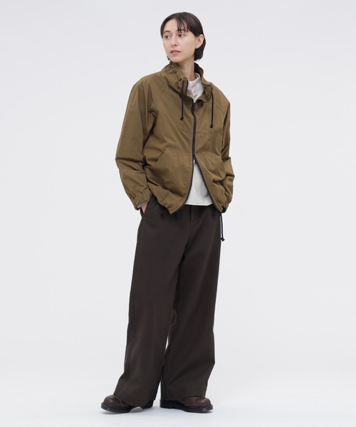 MHL.（エムエイチエル）の「SOFT HOPSACK（シャツ/ブラウス・レディース・ネイビー/オフホワイト/ブルー・3/2/1）」の5枚目の写真