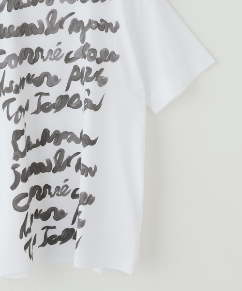 Spick & Span(スピックアンドスパン)の「《一部店舗+WEB限定》Glyph Typography Tee(Tシャツ/カットソー・レディース・ホワイト・FREE)」の3枚目の写真