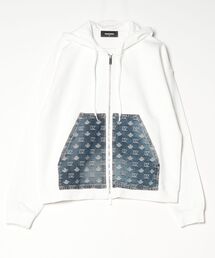 DSQUARED2（ディースクエアード）の「Monogram Denim Relax Zipped Fit/0262（パーカー）」