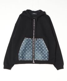 DSQUARED2（ディースクエアード）の「Monogram Denim Relax Zipped Fit/0262（パーカー）」