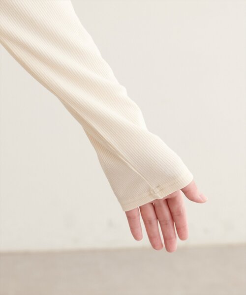 natural couture(ナチュラルクチュール)の「ドレープカットプルオーバー(Tシャツ/カットソー・レディース・チャコールグレー/ライトベージュ/ブラック/アイボリー/ブラウン・FREE)」の10枚目の写真