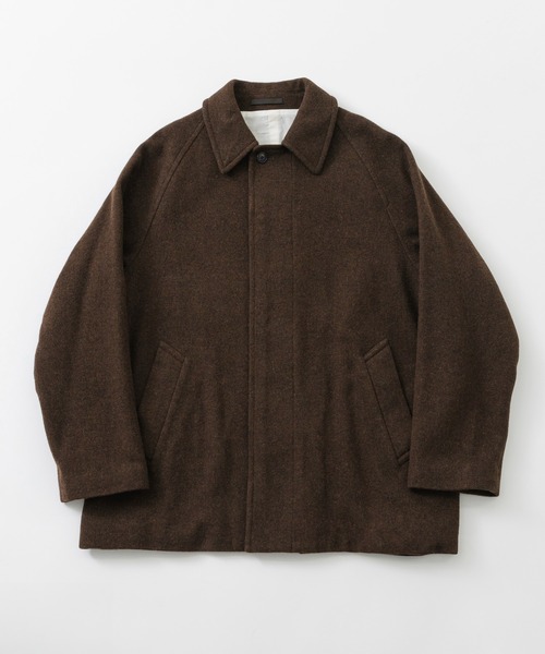 URBAN RESEARCH(アーバンリサーチ)の「new basic BOILED WOOL COAT(その他アウター・メンズ・ブラウン/ブラック・LARGE/MEDIUM)」の1枚目の写真