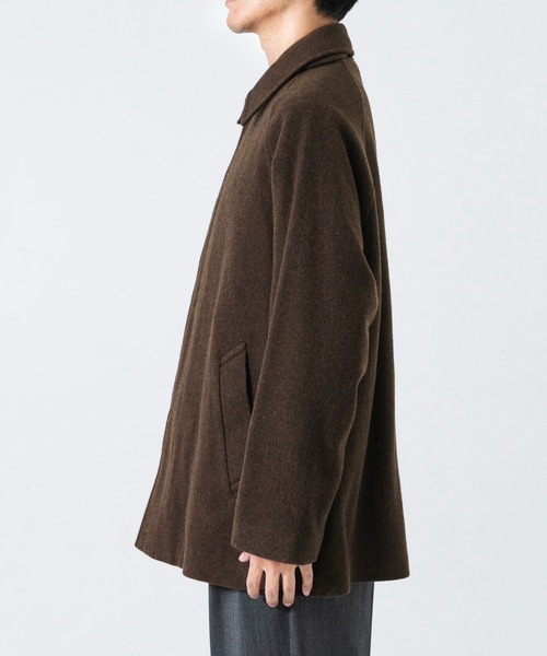 URBAN RESEARCH(アーバンリサーチ)の「new basic BOILED WOOL COAT(その他アウター・メンズ・ブラウン/ブラック・LARGE/MEDIUM)」の6枚目の写真