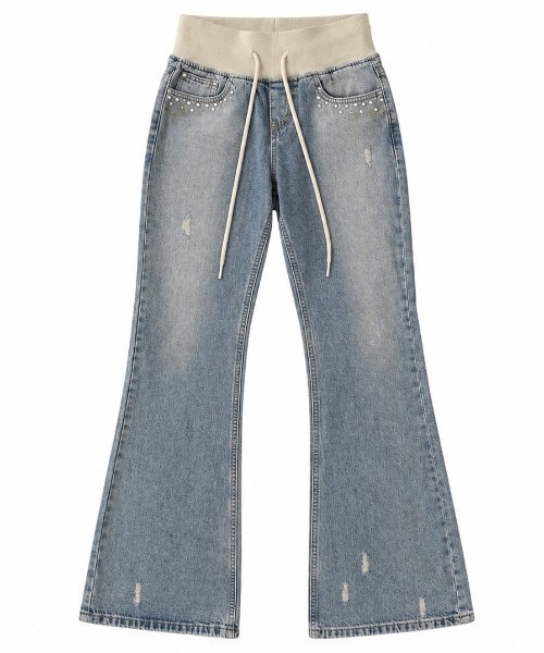 THEAIRTOWN(ジエアタウン)の「D135 stun cargo denim(デニムパンツ・レディース・ブルー・LARGE/MEDIUM)」の12枚目の写真