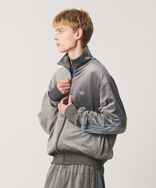 別注】＜adidas Originals＞ベロア トラック トップ（カーディガン