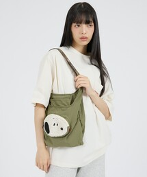 【ROOTOTE / ルートート】RS mid Peanuts-1O / ルーショッパー 折りたたみ マチ広 ナイロン スヌーピー
