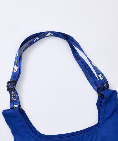 PEANUTS(ピーナッツ)の「【ROOTOTE / ルートート】RS mid Peanuts-1O / ルーショッパー 折りたたみ マチ広 ナイロン スヌーピー(ショルダーバッグ・メンズ・ブラック/カーキ/ブルー/グレイッシュベージュ・フリー)」の5枚目の写真