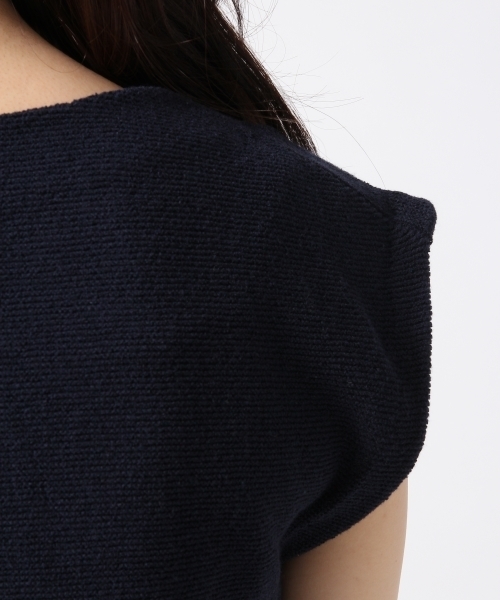 A part by（アパートバイ）の「12GCガーターボートネック2セット 722942 （ニット/セーター・レディース・ホワイト/ネイビー/グレー・FREE）」の7枚目の写真