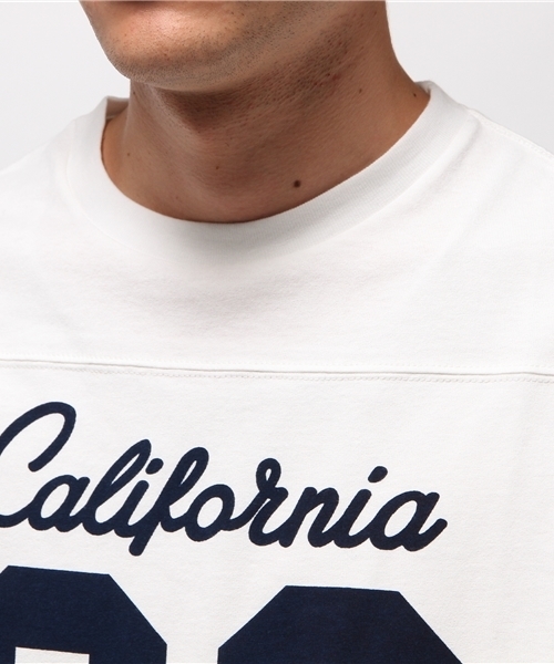 JACKROSE(ジャックローズ)の「VANSフットボール7分Tシャツ(Tシャツ/カットソー・メンズ・ホワイト/ネイビー・L/M)」の9枚目の写真