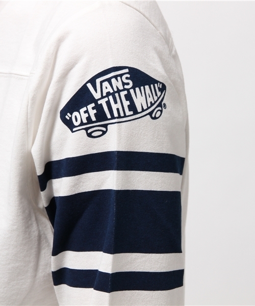 JACKROSE(ジャックローズ)の「VANSフットボール7分Tシャツ(Tシャツ/カットソー・メンズ・ホワイト/ネイビー・L/M)」の3枚目の写真