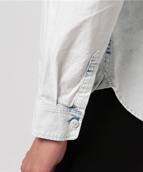 HYSTERIC GLAMOUR（ヒステリックグラマー）の「SWEET LIFE pt 長袖ワークSH（シャツ/ブラウス・メンズ・インディゴブルー・SMALL/MEDIUM/LARGE）」の4枚目の写真