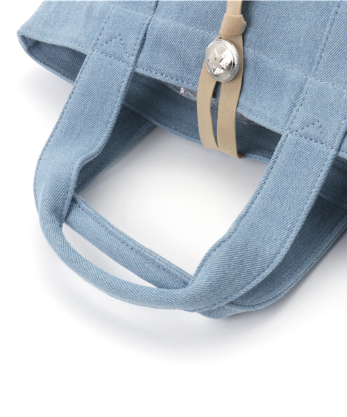 NATURAL BEAUTY BASIC（ナチュラルビューティーベーシック）の「スターポイントミニトートバッグ（トートバッグ・レディース・ブルー/ホワイト系その他・ﾌﾘ-）」の4枚目の写真