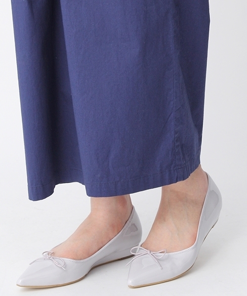 Andemiu（アンデミュウ）の「【XSからLLサイズまで展開あり！】エナメルバレエシューズ757912（バレエシューズ・レディース・レッド/ブラック/ベージュ/グレー・SMALL/MEDIUM/LARGE/X-LARGE/X-SMALL）」の3枚目の写真