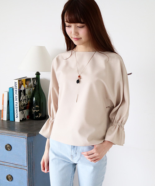 N.（N. Natural Beauty Basic）（エヌエヌナチュラルビューティーベーシック）の「リネコリラックスシリーズブラウス（シャツ/ブラウス・レディース・ホワイト/ブルー/ベージュ/ネイビー・MEDIUM）」の3枚目の写真