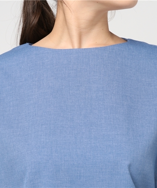 N.（N. Natural Beauty Basic）（エヌエヌナチュラルビューティーベーシック）の「リネコリラックスシリーズブラウス（シャツ/ブラウス・レディース・ホワイト/ブルー/ベージュ/ネイビー・MEDIUM）」の18枚目の写真