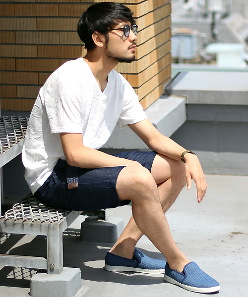 glory crew（グローリークルー）の「ショートパンツ/ショーツ/ベルト付属（その他パンツ・メンズ・ピンク/ホワイト/インディゴブルー/サックスブルー/ネイビー/ブルー・LL/L/S/M）」の11枚目の写真