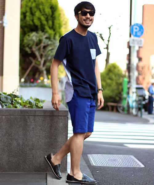 glory crew（グローリークルー）の「ショートパンツ/ショーツ/ベルト付属（その他パンツ・メンズ・ピンク/ホワイト/インディゴブルー/サックスブルー/ネイビー/ブルー・LL/L/S/M）」の7枚目の写真
