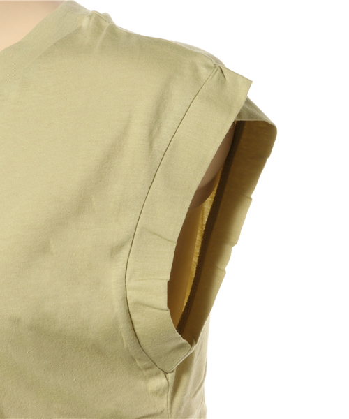 SLY（スライ）の「SUMMER BASIC T/T（タンクトップ・レディース・ブラウン/ブラック/ベージュ/オフホワイト・FREE）」の7枚目の写真