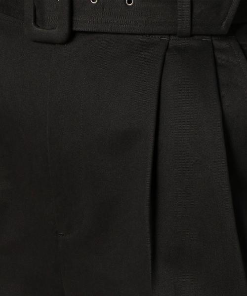 BEAUTY&YOUTH UNITED ARROWS(ビューティーアンドユースユナイテッドアローズ)の「BY コットンチノベルトワイドパンツ ◆(チノパンツ・レディース・ブラック・MEDIUM/SMALL)」の9枚目の写真