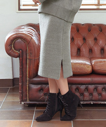 KOBE LETTUCE | もちもちの伸縮素材★すっきりシルエでレディライクに！[もっちり]タイトニットスカート/レディース/ボトムス[M1855]神戸レタス(スカート)