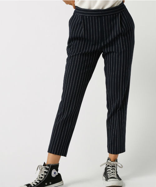 AZUL by moussy（アズールバイマウジー）の「TR裏起毛 吸湿発熱ﾃｰﾊﾟｰﾄﾞPT（スラックス・レディース・ブラック/グレー/ブルー系その他・SMALL/MEDIUM/LARGE）」の3枚目の写真