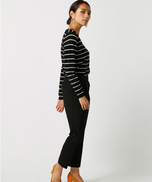 AZUL by moussy（アズールバイマウジー）の「TR裏起毛 吸湿発熱ﾃｰﾊﾟｰﾄﾞPT（スラックス・レディース・ブラック/グレー/ブルー系その他・SMALL/MEDIUM/LARGE）」の16枚目の写真