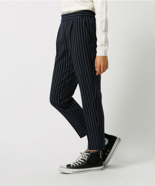 AZUL by moussy（アズールバイマウジー）の「TR裏起毛 吸湿発熱ﾃｰﾊﾟｰﾄﾞPT（スラックス・レディース・ブラック/グレー/ブルー系その他・SMALL/MEDIUM/LARGE）」の9枚目の写真