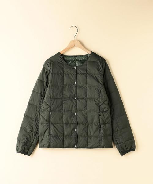 coen（コーエン）の「【期間限定販売】【WOMENS】TAION(タイオン)ダウンジャケット（ダウンジャケット/コート・レディース・ブラック/グレー/ダークグリーン/ネイビー・LARGE/MEDIUM）」の3枚目の写真