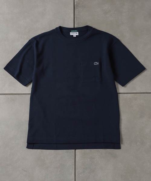LACOSTE（ラコステ）の「【LACOSTE/ラコステ】別注カノコBIGポケットTシャツ（Tシャツ/カットソー・メンズ・ホワイト/グレー/ネイビー/レッド・3/4/5）」の5枚目の写真
