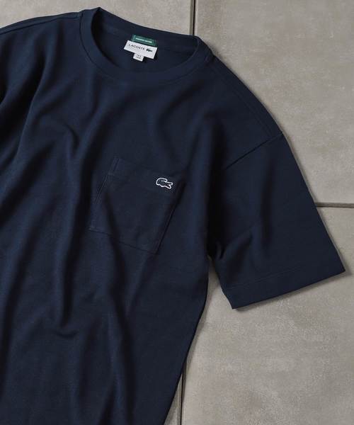 LACOSTE（ラコステ）の「【LACOSTE/ラコステ】別注カノコBIGポケットTシャツ（Tシャツ/カットソー・メンズ・ホワイト/グレー/ネイビー/レッド・3/4/5）」の21枚目の写真