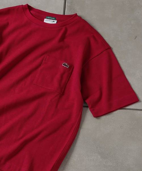 LACOSTE（ラコステ）の「【LACOSTE/ラコステ】別注カノコBIGポケットTシャツ（Tシャツ/カットソー・メンズ・ホワイト/グレー/ネイビー/レッド・3/4/5）」の20枚目の写真