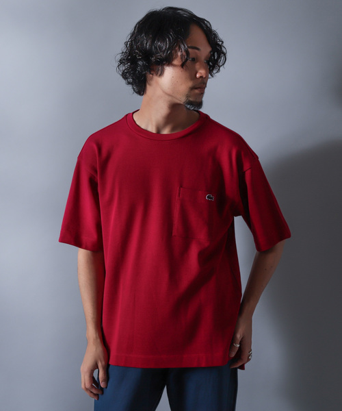 LACOSTE（ラコステ）の「【LACOSTE/ラコステ】別注カノコBIGポケットTシャツ（Tシャツ/カットソー・メンズ・ホワイト/グレー/ネイビー/レッド・3/4/5）」の13枚目の写真