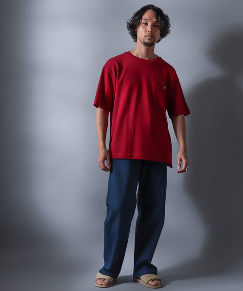 LACOSTE（ラコステ）の「【LACOSTE/ラコステ】別注カノコBIGポケットTシャツ（Tシャツ/カットソー・メンズ・ホワイト/グレー/ネイビー/レッド・3/4/5）」の11枚目の写真