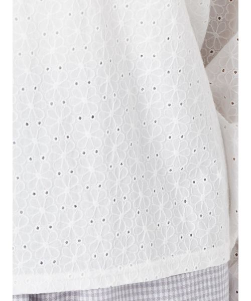 merry jenny（メリージェニー）の「レースフリルブラウス（シャツ/ブラウス・レディース・ブラック/オフホワイト・FREE）」の12枚目の写真