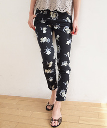 BEAUTY&YOUTH UNITED ARROWS | BYMC フラワープリントスキニー9分丈 ◆(その他パンツ)