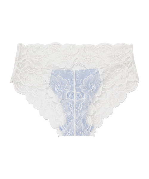 aimerfeel（エメフィール）の「カシュクールレース 総レース プレーンショーツ（ショーツ・レディース・ダークネイビー/サーモンピンク/サックスブルー/チャコールグレー/ブラック/オフホワイト/パープル/ナチュラル/ピンク/ボルドー/桜/グレイッシュブルー/アクア/バーガンディー/エメラルドブルー/コーラル/オレンジ/セージグリーン/バイオレット/プラム/ライトピンク/ブルー/ダークパープル/ホワイト/ブラウン/マジェンタ/ベビーピンク/シルバーグレー/ライラック/スモークピンク/クリアグリーン/レモンイエロー/ターコイズブルー/ダークグリーン系/ワイン・MEDIUM/LARGE/X-LARGE）」の12枚目の写真