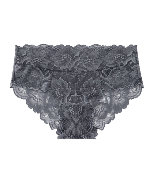 aimerfeel（エメフィール）の「カシュクールレース 総レース プレーンショーツ（ショーツ・レディース・ダークネイビー/サーモンピンク/サックスブルー/チャコールグレー/ブラック/オフホワイト/パープル/ナチュラル/ピンク/ボルドー/桜/グレイッシュブルー/アクア/バーガンディー/エメラルドブルー/コーラル/オレンジ/セージグリーン/バイオレット/プラム/ライトピンク/ブルー/ダークパープル/ホワイト/ブラウン/マジェンタ/ベビーピンク/シルバーグレー/ライラック/スモークピンク/クリアグリーン/レモンイエロー/ターコイズブルー/ダークグリーン系/ワイン・MEDIUM/LARGE/X-LARGE）」の4枚目の写真