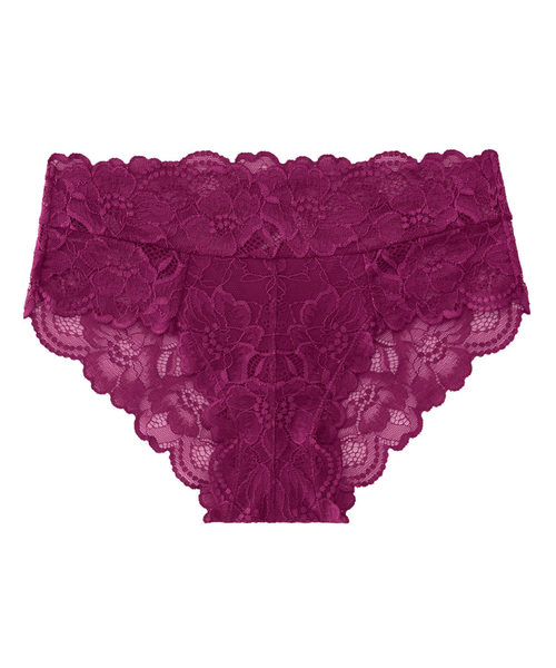 aimerfeel(エメフィール)の「カシュクールレース 総レース プレーンショーツ(ショーツ)」|バイオレット