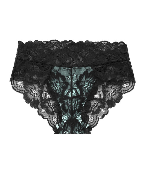 aimerfeel（エメフィール）の「カシュクールレース 総レース プレーンショーツ（ショーツ・レディース・ダークネイビー/サーモンピンク/サックスブルー/チャコールグレー/ブラック/オフホワイト/パープル/ナチュラル/ピンク/ボルドー/桜/グレイッシュブルー/アクア/バーガンディー/エメラルドブルー/コーラル/オレンジ/セージグリーン/バイオレット/プラム/ライトピンク/ブルー/ダークパープル/ホワイト/ブラウン/マジェンタ/ベビーピンク/シルバーグレー/ライラック/スモークピンク/クリアグリーン/レモンイエロー/ターコイズブルー/ダークグリーン系/ワイン・MEDIUM/LARGE/X-LARGE）」の16枚目の写真