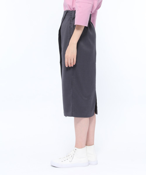 LAKOLE(ラコレ)の「ハウンドトゥース柄ナローラップスカート / LAKOLE(スカート・レディース・その他5・MEDIUM/SMALL)」の4枚目の写真
