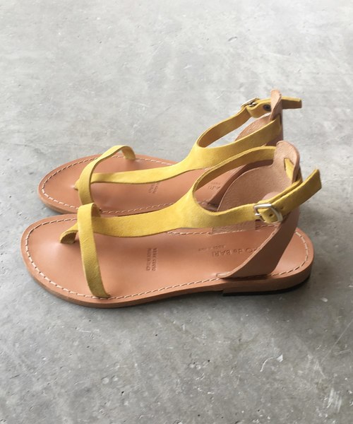 Banner Barrett(バナーバレット)の「【MAURO de BARI 】 SUEDE SANDAL(サンダル・レディース・イエロー/ピンク/ブラック・36/37/38)」の10枚目の写真