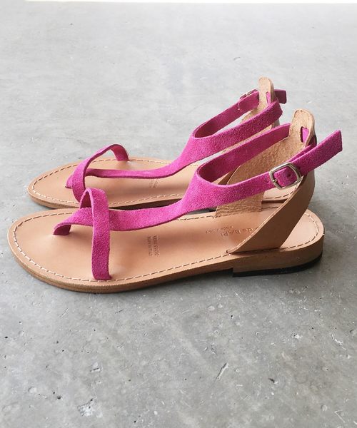 Banner Barrett(バナーバレット)の「【MAURO de BARI 】 SUEDE SANDAL(サンダル・レディース・イエロー/ピンク/ブラック・36/37/38)」の11枚目の写真