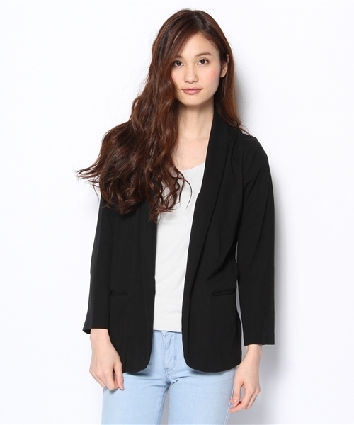 BEAUTY&YOUTH UNITED ARROWS(ビューティーアンドユースユナイテッドアローズ)の「BYBC ∵ルーズカットジャケット ◇◆(その他アウター・レディース・ブラック/ベージュ/ブラウン/オリーブ・フリー)」の12枚目の写真