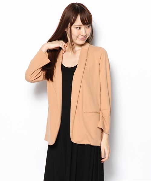 BEAUTY&YOUTH UNITED ARROWS(ビューティーアンドユースユナイテッドアローズ)の「BYBC ∵ルーズカットジャケット ◇◆(その他アウター・レディース・ブラック/ベージュ/ブラウン/オリーブ・フリー)」の2枚目の写真