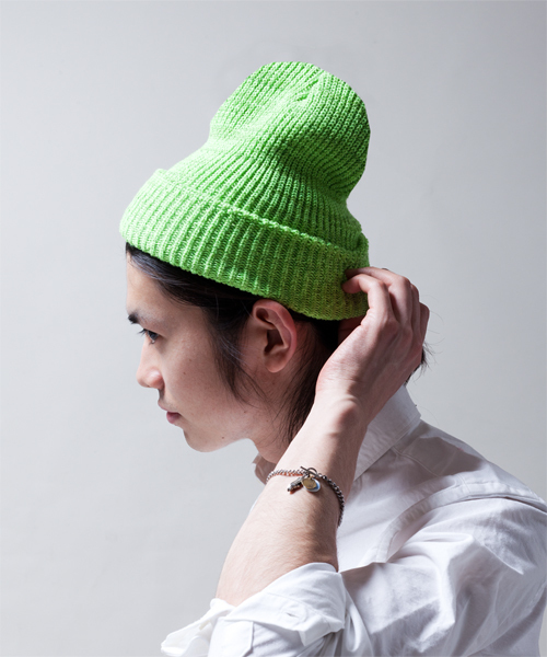 NANO universe(ナノユニバース)の「NUスプリングワッチキャップ(ニットキャップ/ビーニー・メンズ・ブラック/ライトグレー/チャコール/ネイビー/ライトブルー/イエロー/ワイン/オレンジ・FREE)」の6枚目の写真