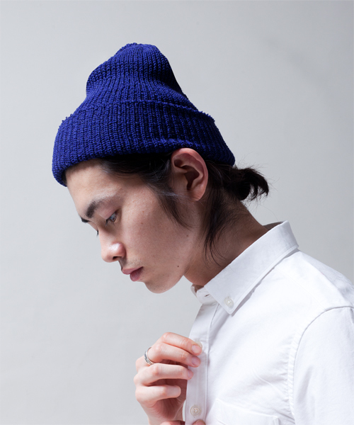 NANO universe(ナノユニバース)の「NUスプリングワッチキャップ(ニットキャップ/ビーニー・メンズ・ブラック/ライトグレー/チャコール/ネイビー/ライトブルー/イエロー/ワイン/オレンジ・FREE)」の4枚目の写真