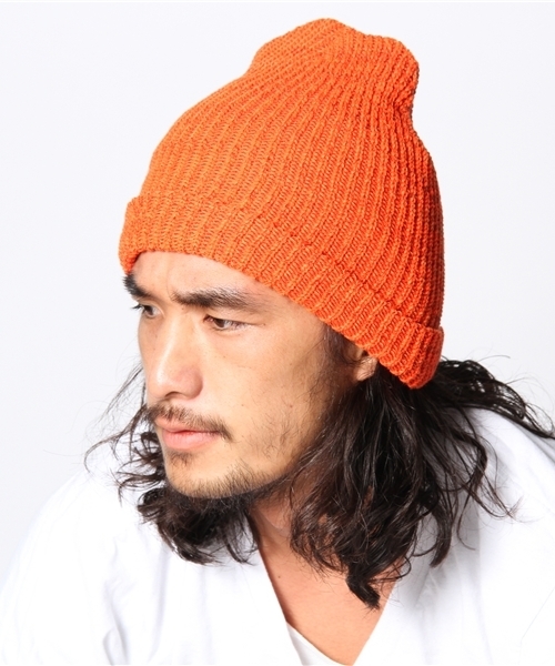 NANO universe(ナノユニバース)の「NUスプリングワッチキャップ(ニットキャップ/ビーニー・メンズ・ブラック/ライトグレー/チャコール/ネイビー/ライトブルー/イエロー/ワイン/オレンジ・FREE)」の14枚目の写真