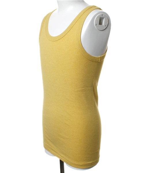 BEAUTY&YOUTH UNITED ARROWS（ビューティーアンドユースユナイテッドアローズ）の「BY フライス タンクトップ◆§5　（タンクトップ・メンズ・ホワイト/ブラック/ダークグレー/ピンク/イエロー/コバルトブルー・SMALL/MEDIUM/LARGE）」の7枚目の写真