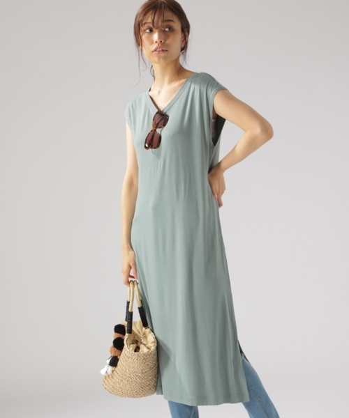 BAYFLOW（ベイフロー）の「GOOD PRICE／バックレースアップロングプルオーバー（Tシャツ/カットソー・レディース・ブラック/マスタード/オフホワイト/チェック・SMALL/MEDIUM）」の18枚目の写真